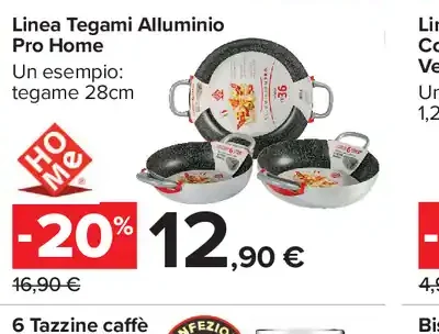 Linea Tegami Alluminio Pro Home