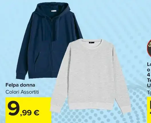 Felpa donna