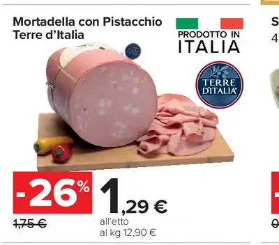 Mortadella con pistacchio Terre d’Italia