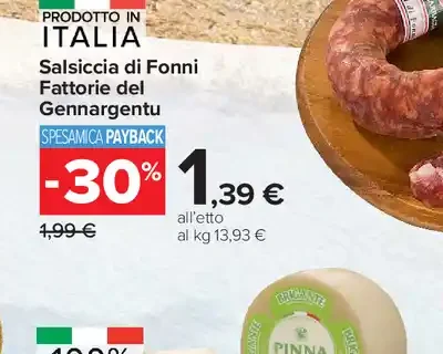 Salsiccia di Fonni Fattorie del Gennargentu