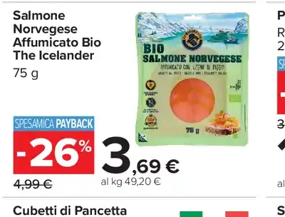 Salmone norvegese affumicato bio The Icelandic