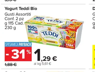 Yogurt Teddi Bio