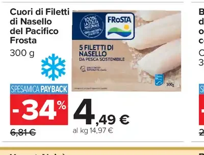 Cuori di filetti di nasello Frosta