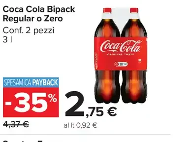 Coca Cola Bipack Regular o Zero