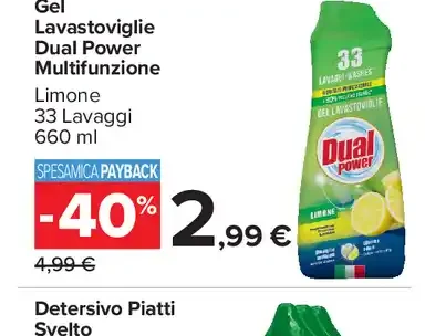 Gel Lavastoviglie Dual Power Multifunzionale