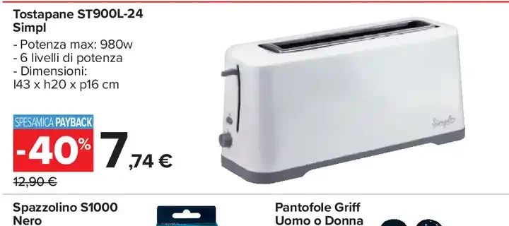 Tostapane ST900L-24 Simplì