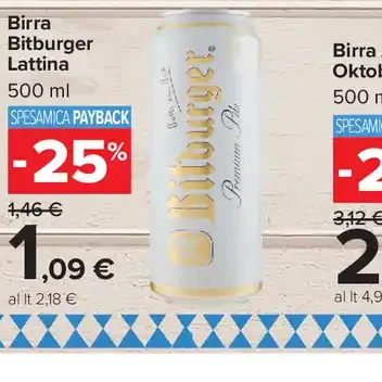 Birra Bitburger Lattina