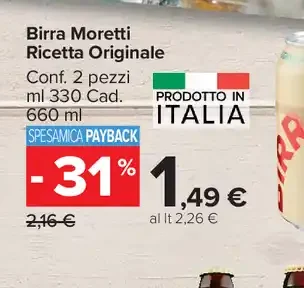 Birra Moretti Ricetta Originale