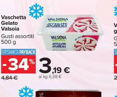Vaschetta Gelato Valsoia