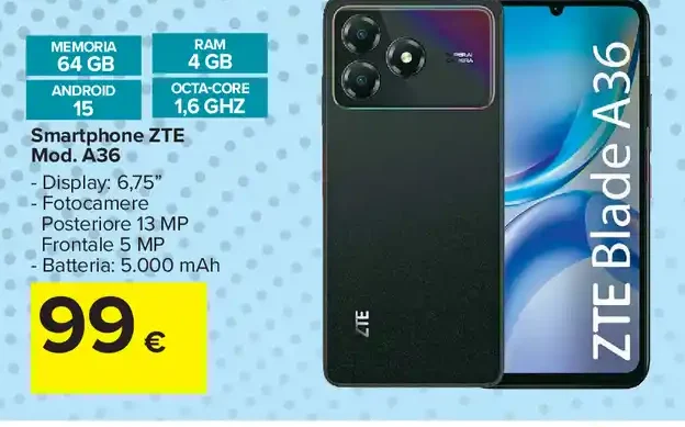 Smartphone ZTE Blade A36