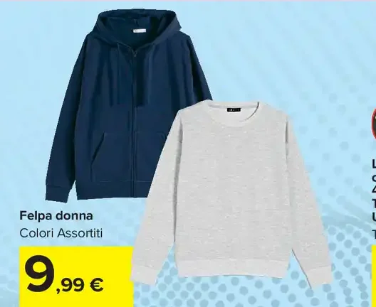 Felpa donna