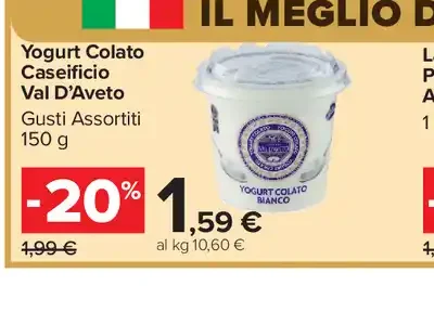 Yogurt colato Caseificio Val d’Aveto