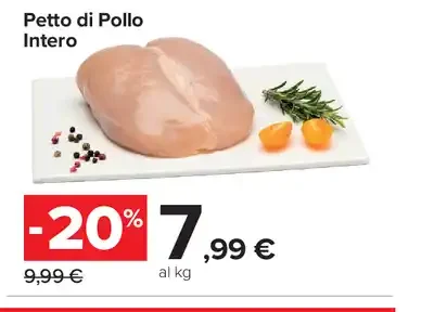 Petto di pollo intero