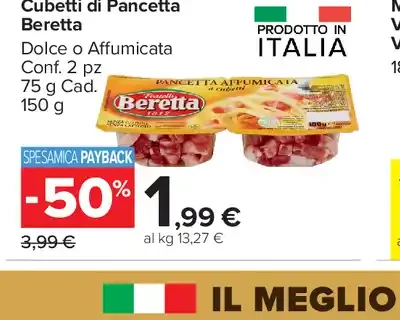 Cubetti di pancetta