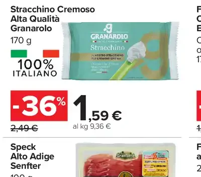 Stracchino cremoso alta qualità