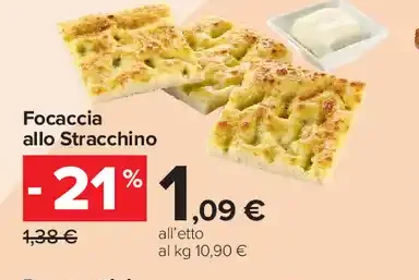 Focaccia allo Stracchino