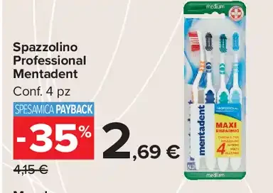 Spazzolino Professionale Mentadent