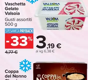 Vaschetta Gelato Valsoia
