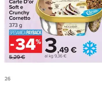 Carte D'Or Softe Crunchy Cornetto