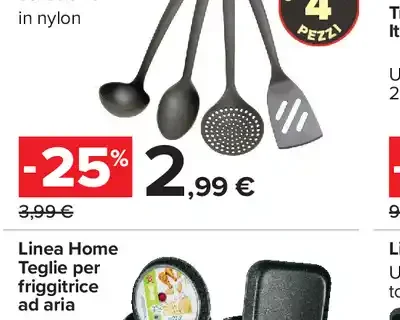 Set 4 Utensili da Cucina