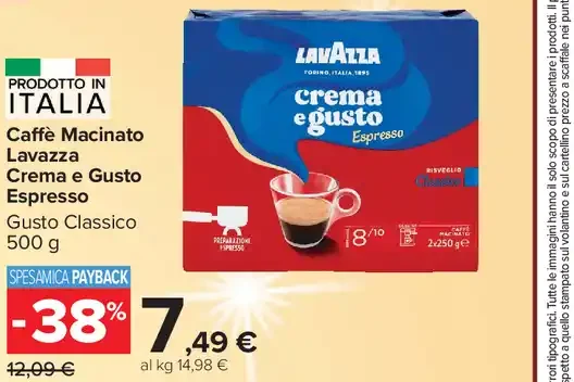 Caffè macinato Crema e Gusto Espresso
