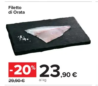 Filetto di orata