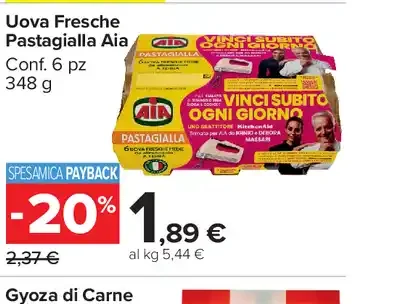 Uova fresche pastagialla