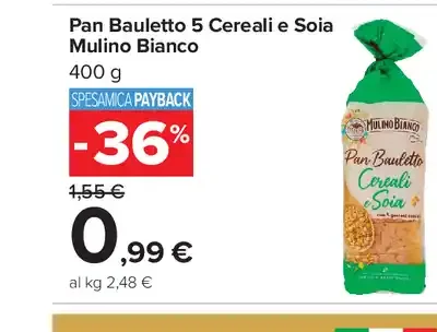 Pan bauletto 5 cereali e soia