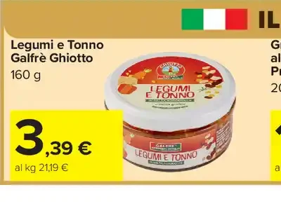 Legumi e tonno