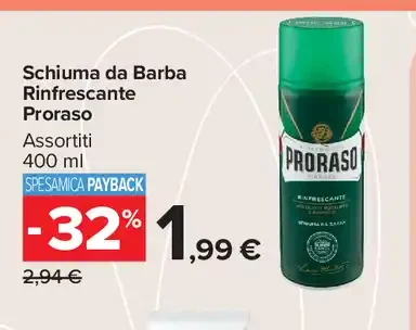 Schiuma da Barba Rinfrescante Proraso