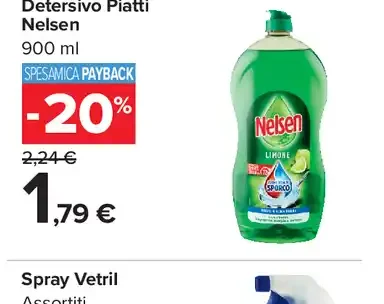 Detersivo Piatti Nelsen