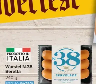 Wurstel N.38 Beretta