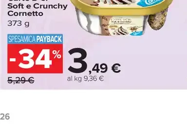 Carte D'Or Soft & Crunchy Cornetto