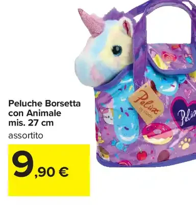Peluche Borsetta con Animale