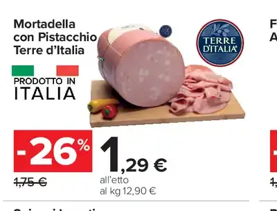 Mortadella con Pistacchio Terre d'Italia