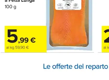 Salmone Affumicato Scozzese a Fetta Lunga