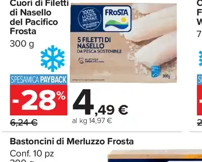 Cuori di filetti di nasello