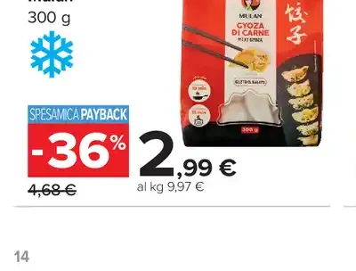 Gyoza di carne