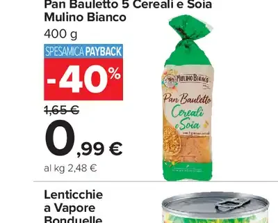 Pane bauletto cereali e soia