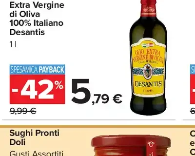 Olio extravergine di oliva 100% italiano