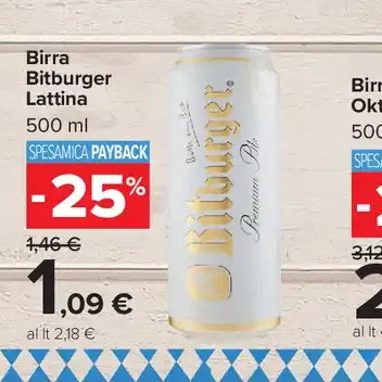 Birra Bitburger Lattina