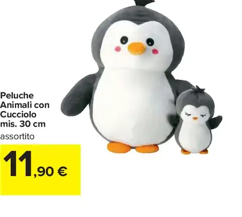 Peluche Animali con Cucciolo
