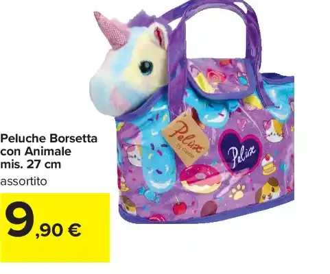 Peluche Borsetta con Animale