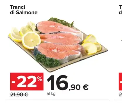 Tranci di salmone