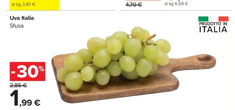 Uva Italia sfusa