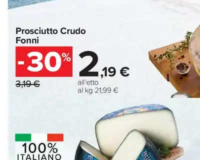Prosciutto crudo Fonni