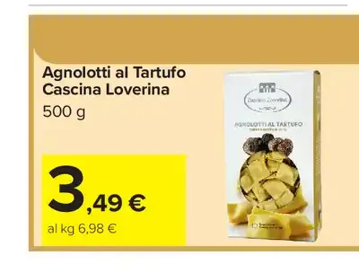 Agnolotti al tartufo Cascina Loverina