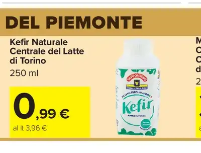 Kefir naturale Centrale del Latte di Torino