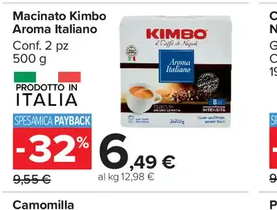 Macinato Kimbo Aroma Italiano