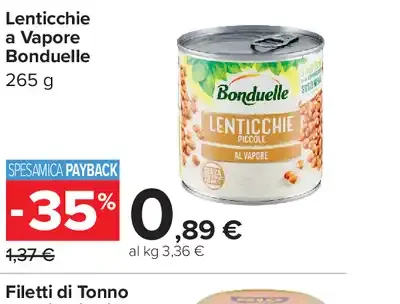 Lenticchie a vapore Bonduelle
